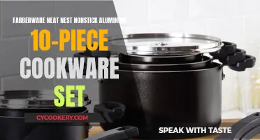 Compact Cooking: Farberware's Neat Nest Nonstick Aluminum Cookware Set Offers Space-Saving Solutions