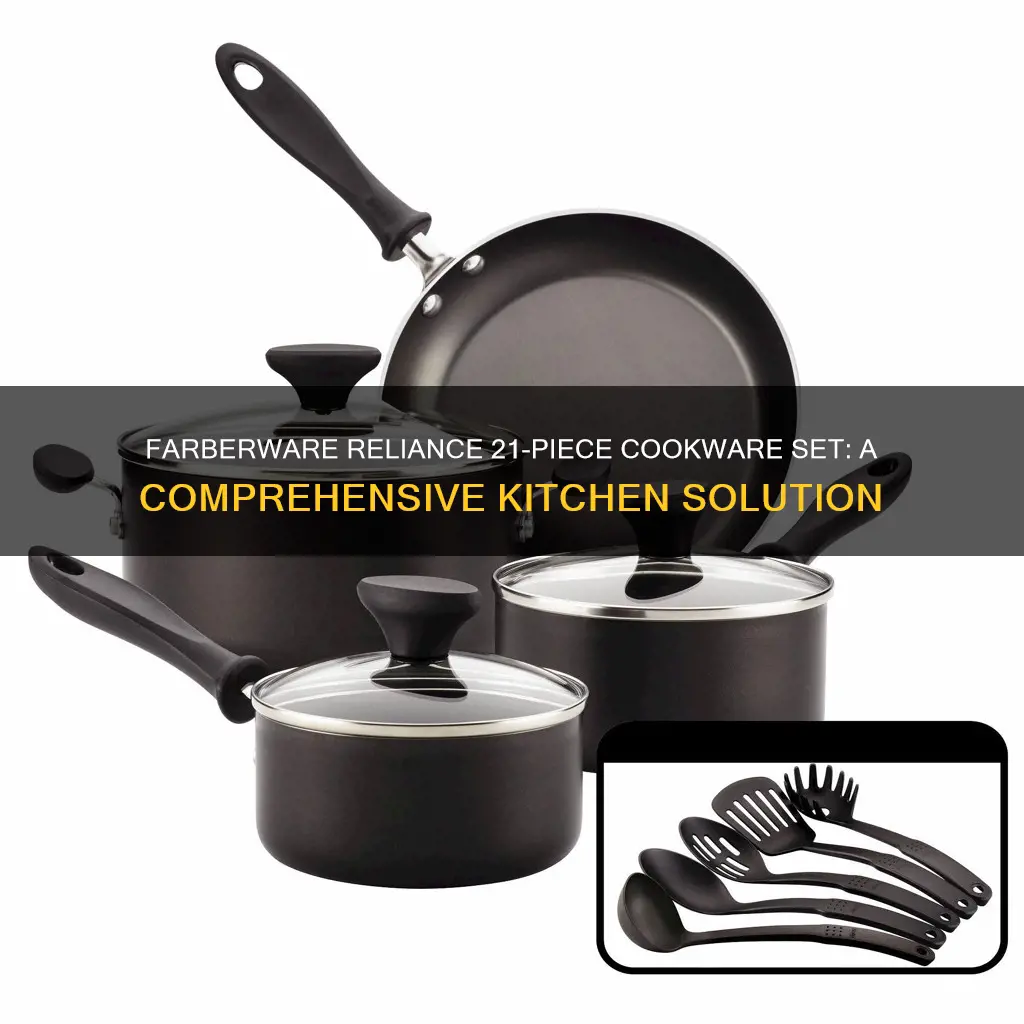 farberware reliance 21-pc cookware set target