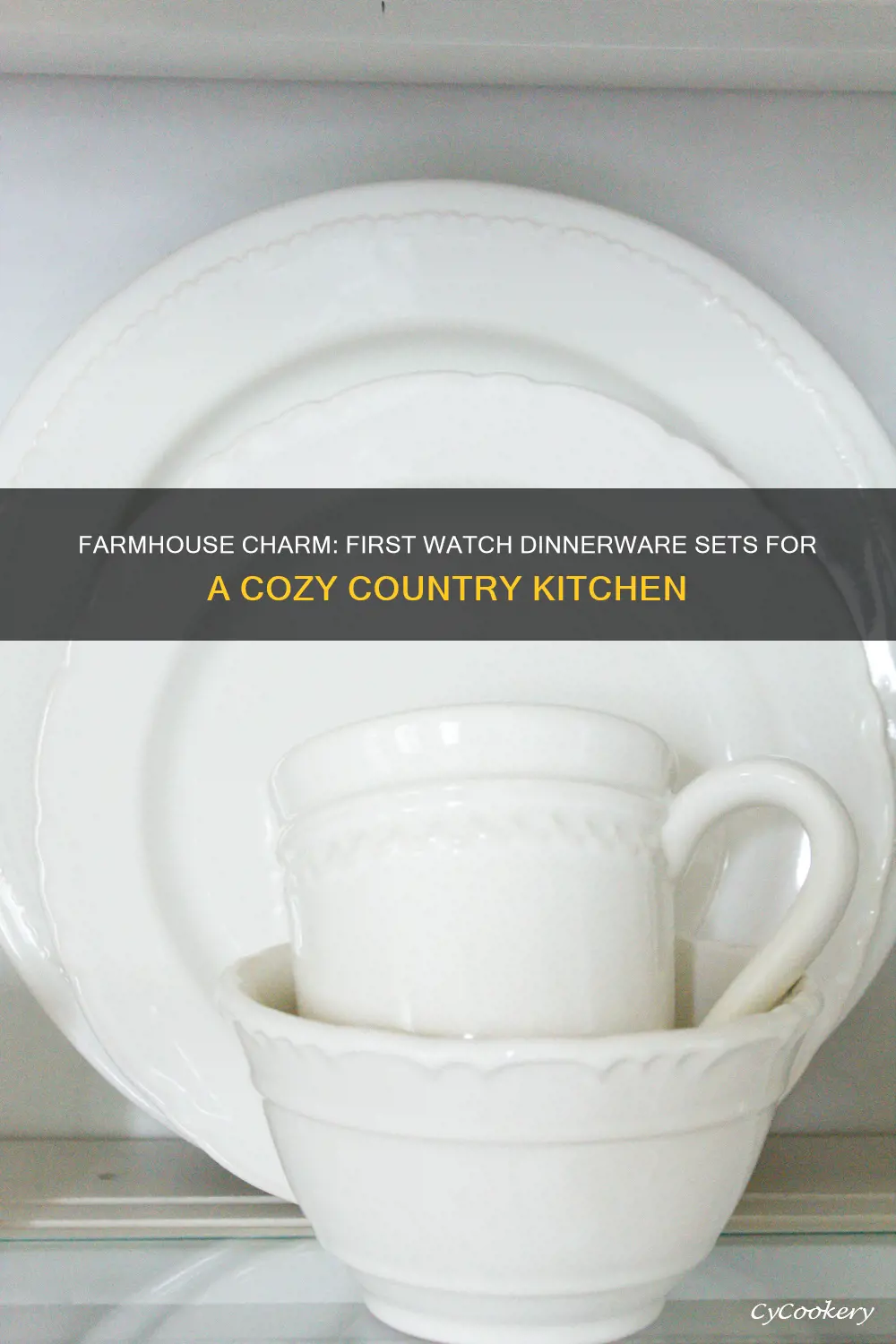 farmhouse first watch dinnerware sets