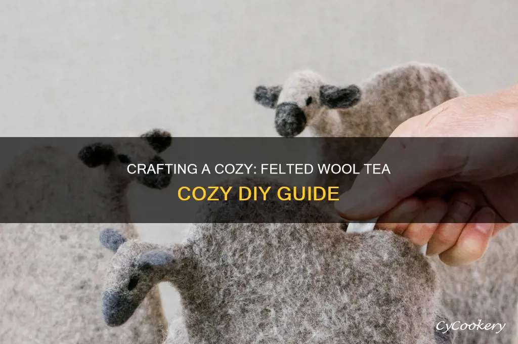 felted wool tea cozy