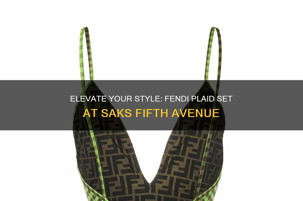 fendi plaid set saks fifth avenue