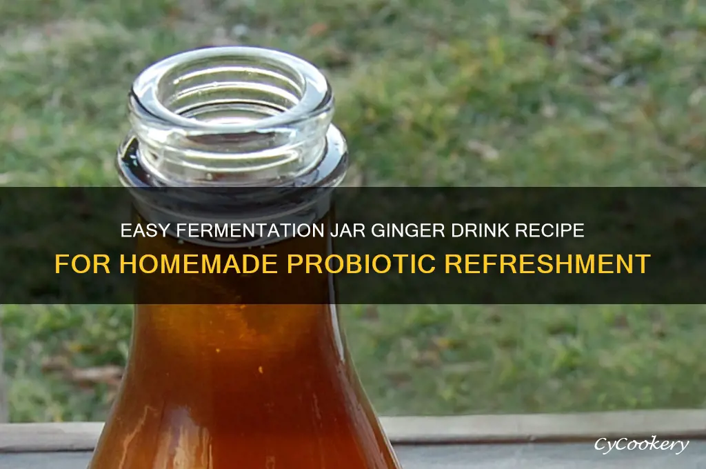 fermentation jar ginger drink recipe