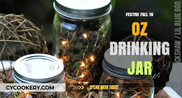 Cozy Autumn Vibes: Festive Fall 16 oz Drinking Jar Ideas