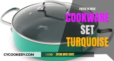 Colorful Cooking: Elevating Your Kitchen with the Fiesta 11-Piece Cookware Set in Turquoise