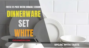 Elevate Your Dining Experience with the Pristine Fiesta 12-Piece Dinnerware Set