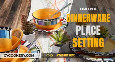 Fiesta Flair: Elevating Dinnerware with the 4-Piece Place Setting