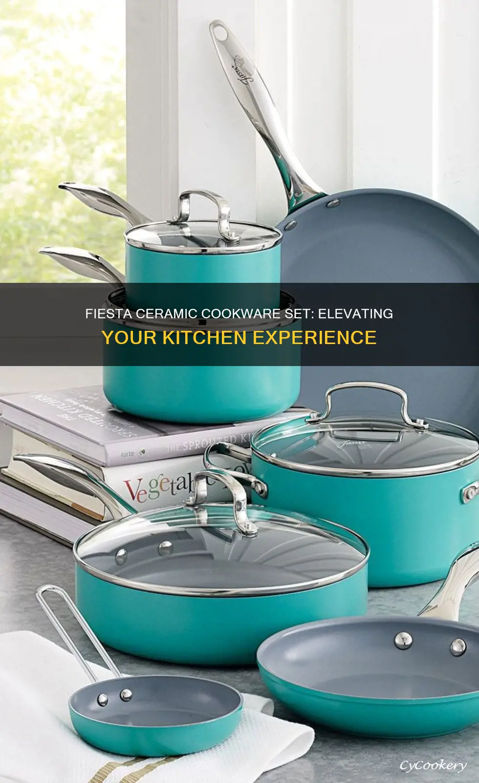 fiesta ceramic cookware set ebay