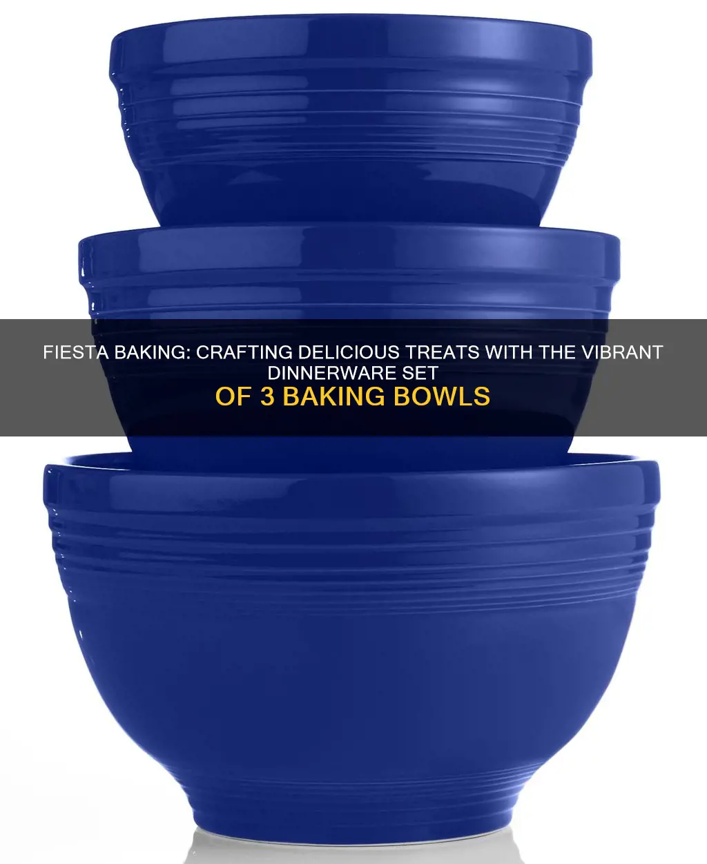 fiesta dinnerware set of 3 baking bowls