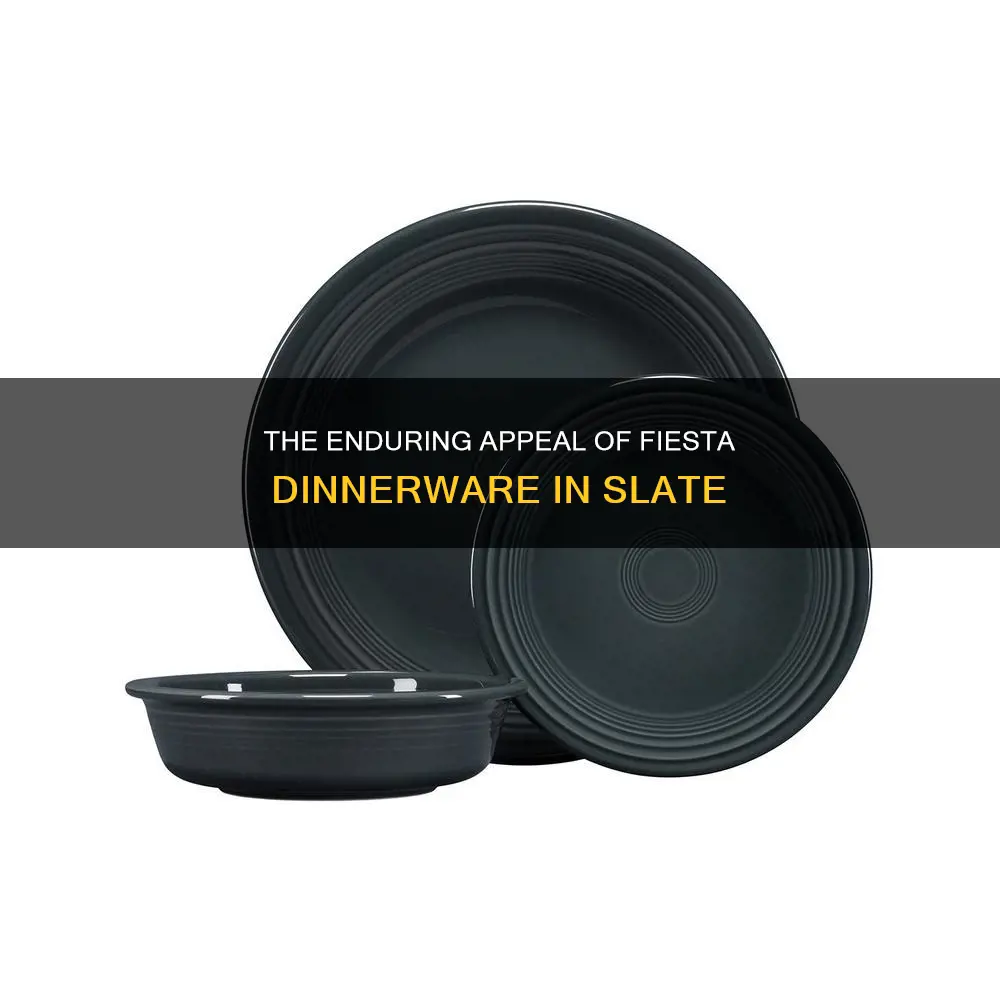 fiesta dinnerware slate