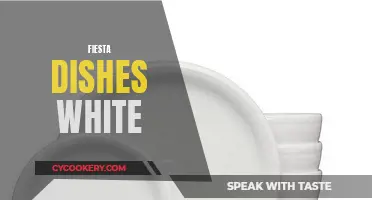 Fiesta Flair: Elevating White Dishware with a Splash of Color