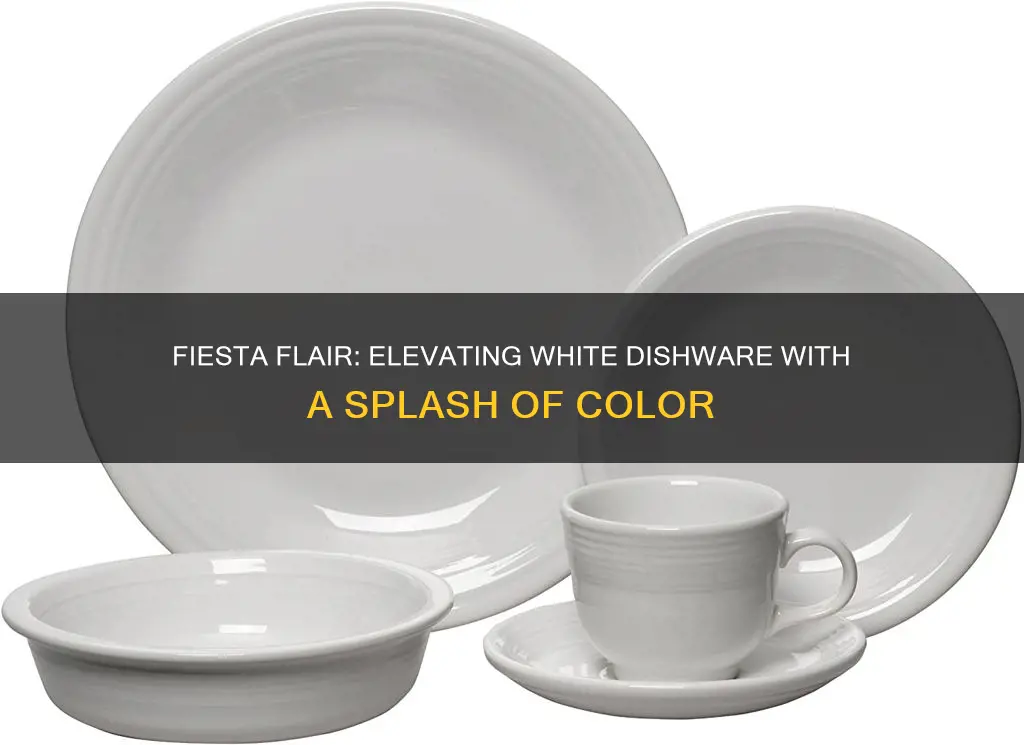 fiesta dishes white