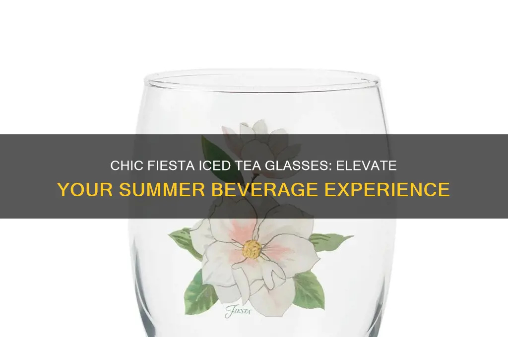 fiesta iced tea glasses