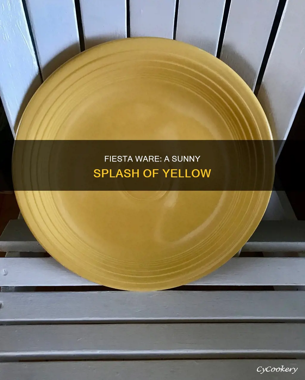 fiesta ware yellow