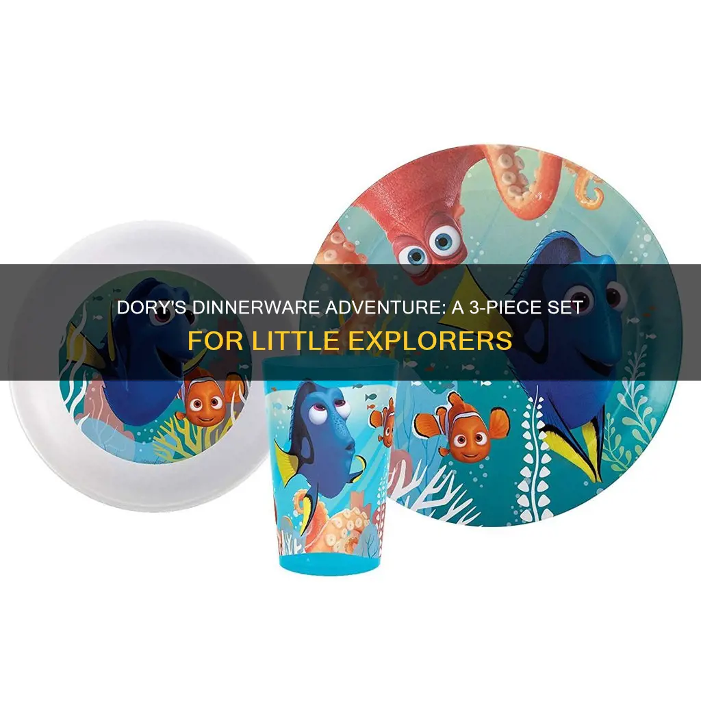 finding dory 3-piece kids dinnerware set by zak target