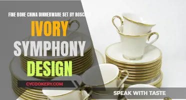 Elegant Dining with Roscher's Ivory Symphony: A Fine Bone China Dinnerware Set