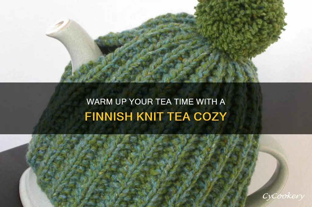 finnish knit tea cozy