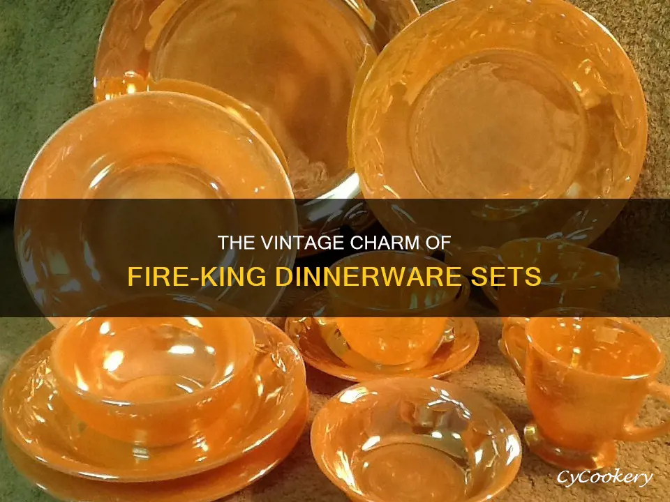 fire king dinnerware set