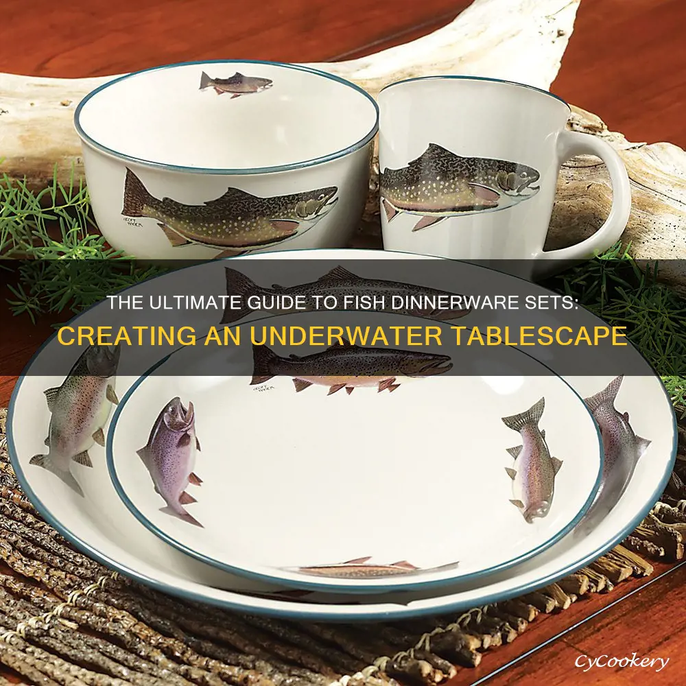 fish dinnerware sets