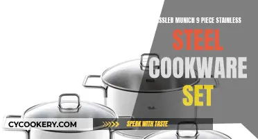 **Shining Steel: Fissler Munich 9-Piece Cookware Set** 