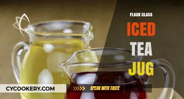 Elegant Flask Glass Iced Tea Jug: Perfect Summer Brewing Companion
