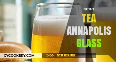 Refreshing Flat Iced Tea in Stylish Annapolis Glassware: A Perfect Blend