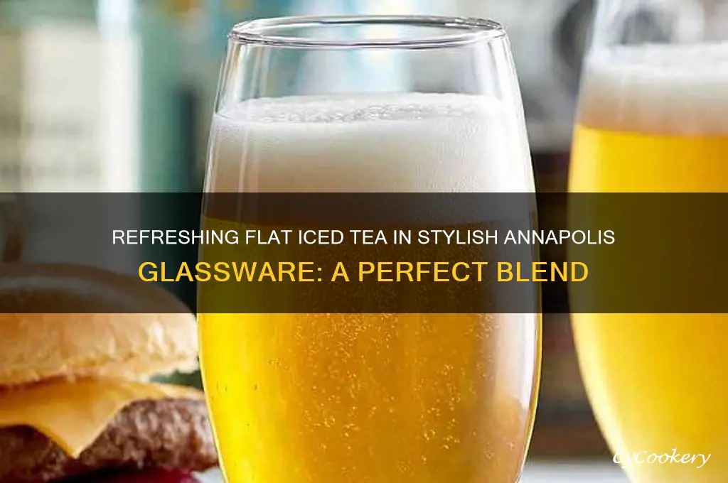 flat iced tea annapolis glass
