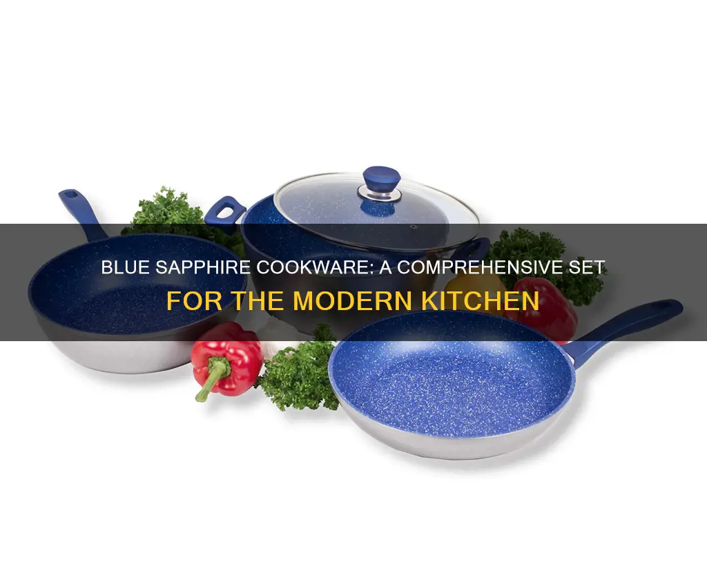 flavorstone 11 blue sapphire essential cookware set