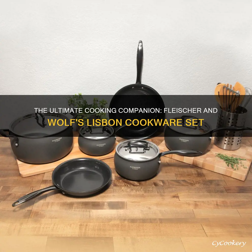 fleischer and wolf 10 piece lisbon titanium ceramic cookware set