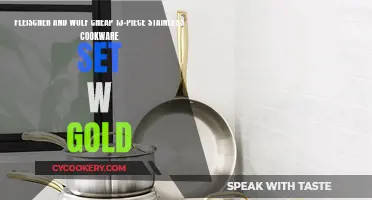 Affordable Luxury: Fleischer and Wolf's 13-Piece Gold Stainless Steel Cookware Set