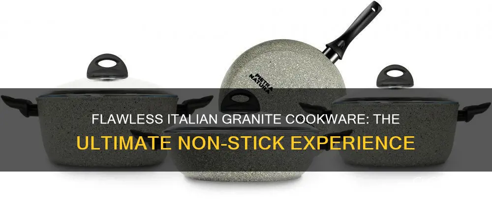 flonal non stick 11 piece italian granite cookware set