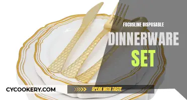 Focusline's Disposable Dinnerware Set: Perfect for Parties