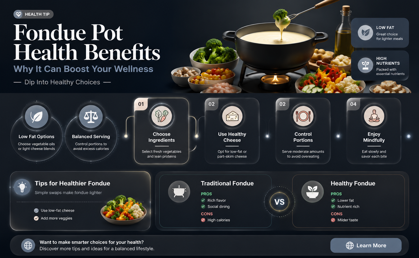 are fondu pots healthy