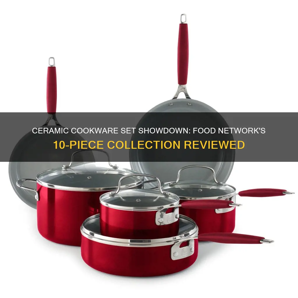 food network 10 pc ceramic cookware set reviews