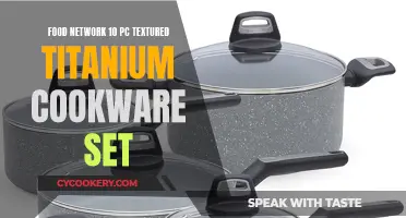 Culinary Craftsmanship: Exploring the Food Network's Textured Titanium Cookware Set