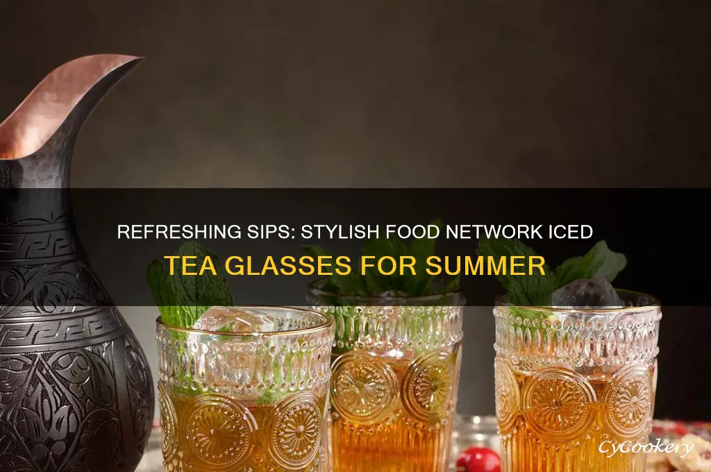 food network iced tea glasses