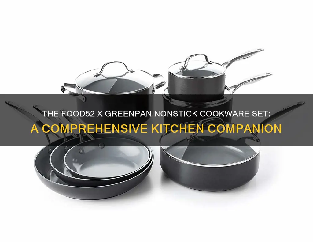 food52 x greenpan nonstick 8-piece cookware set