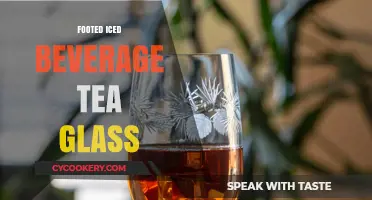 Chill & Sip: Footed Iced Tea Glasses for Summer Refreshment
