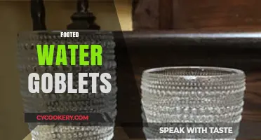 Elegant Footed Water Goblets: Elevating Your Dining Experience with Style