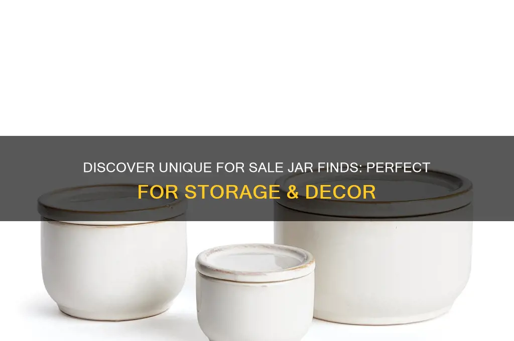 for sale jar