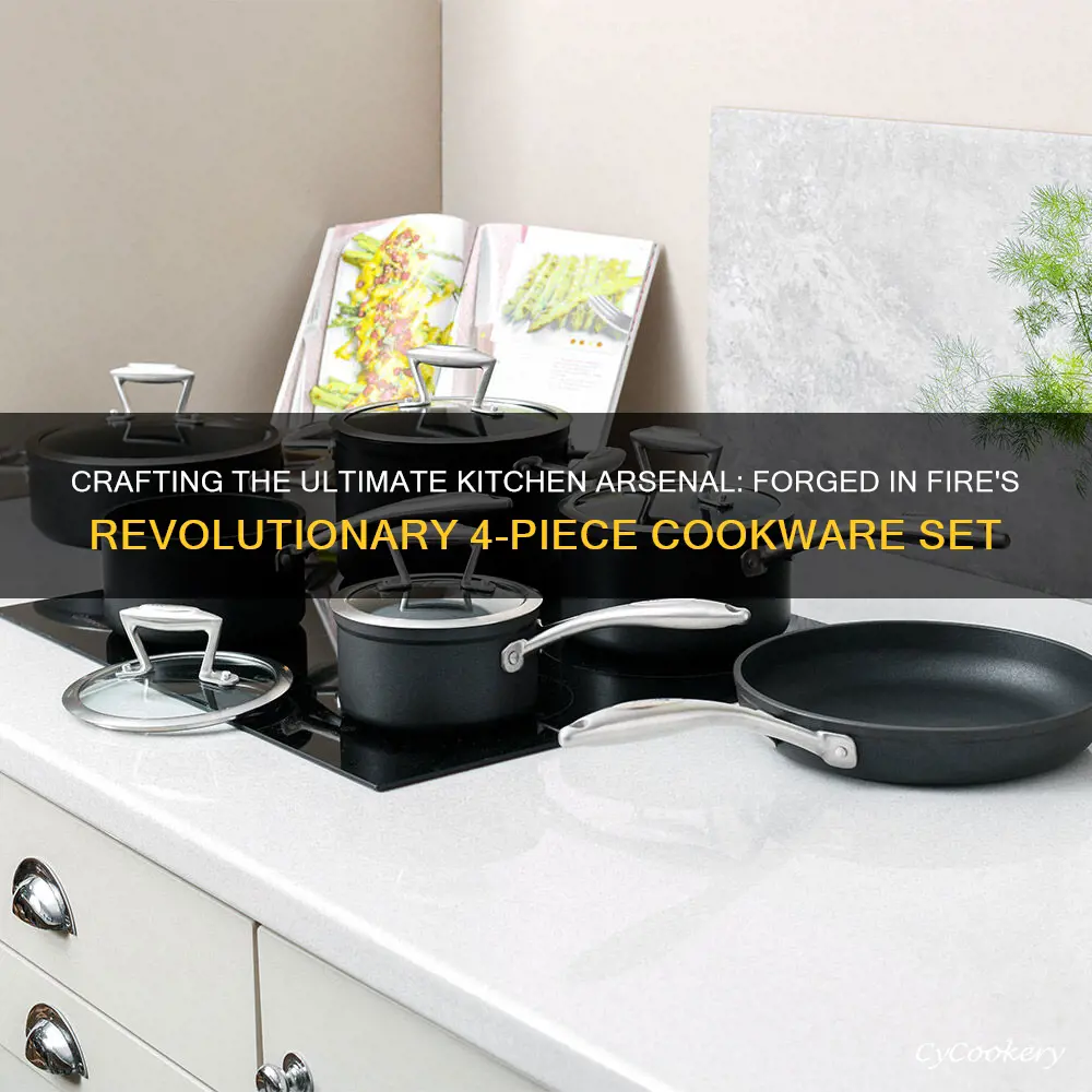 forged in fire 4-piece cookware set