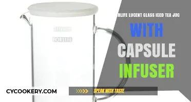 Forlife Lucent Glass Iced Tea Jug: Capsule Infuser for Perfect Brews
