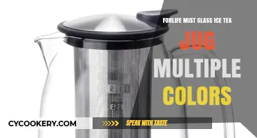Forlife Mist Glass Iced Tea Jug: Stylish, Functional, and Colorful Choice