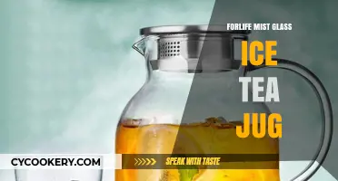 Forlife Mist Glass Iced Tea Jug: Stylish, Functional, and Eco-Friendly Brewing