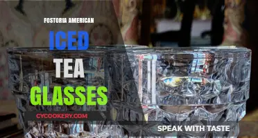 Elegant Fostoria American Iced Tea Glasses: A Timeless Tableware Treasure