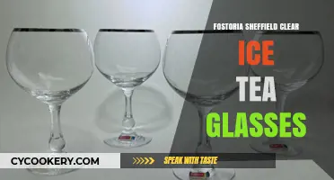Elegant Fostoria Sheffield Clear Ice Tea Glasses: A Timeless Tableware Treasure