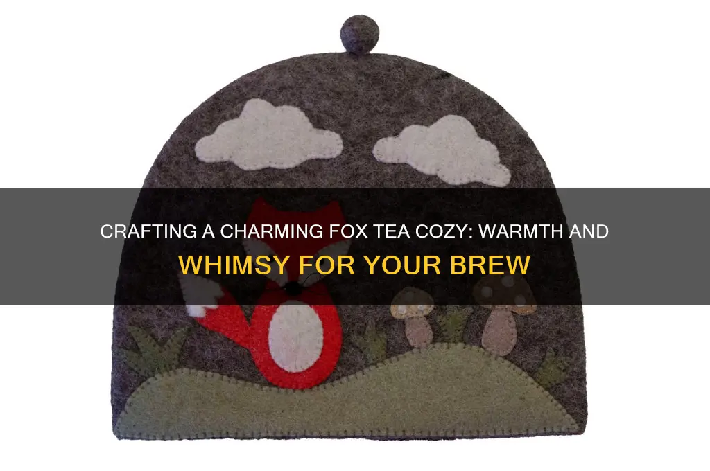 fox tea cozy