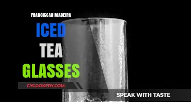 Elegant Franciscan Madeira Iced Tea Glasses: Timeless Style for Refreshing Sips