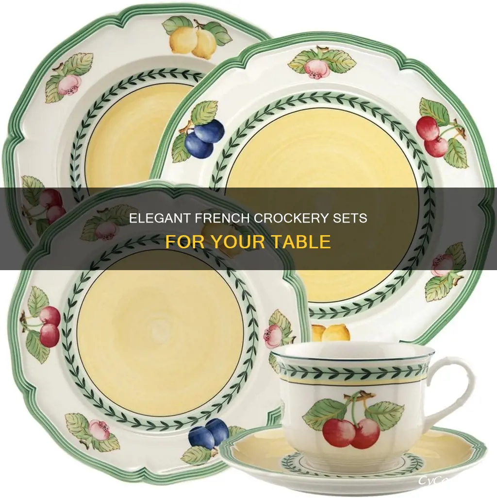 french crockery sets