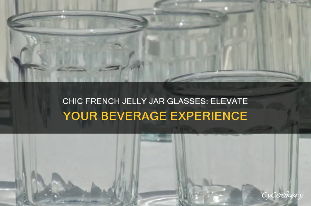 french jelly jar drinking glasses