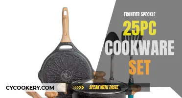 Cookware Splendor: Unveiling the Frontier Speckle 25-Piece Set